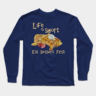 waffles everyday Long Sleeve T-Shirt